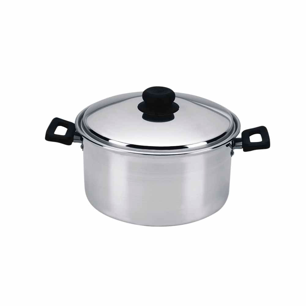 Olla Pulida Con Tapa De Vidrio N° 22 Festejo