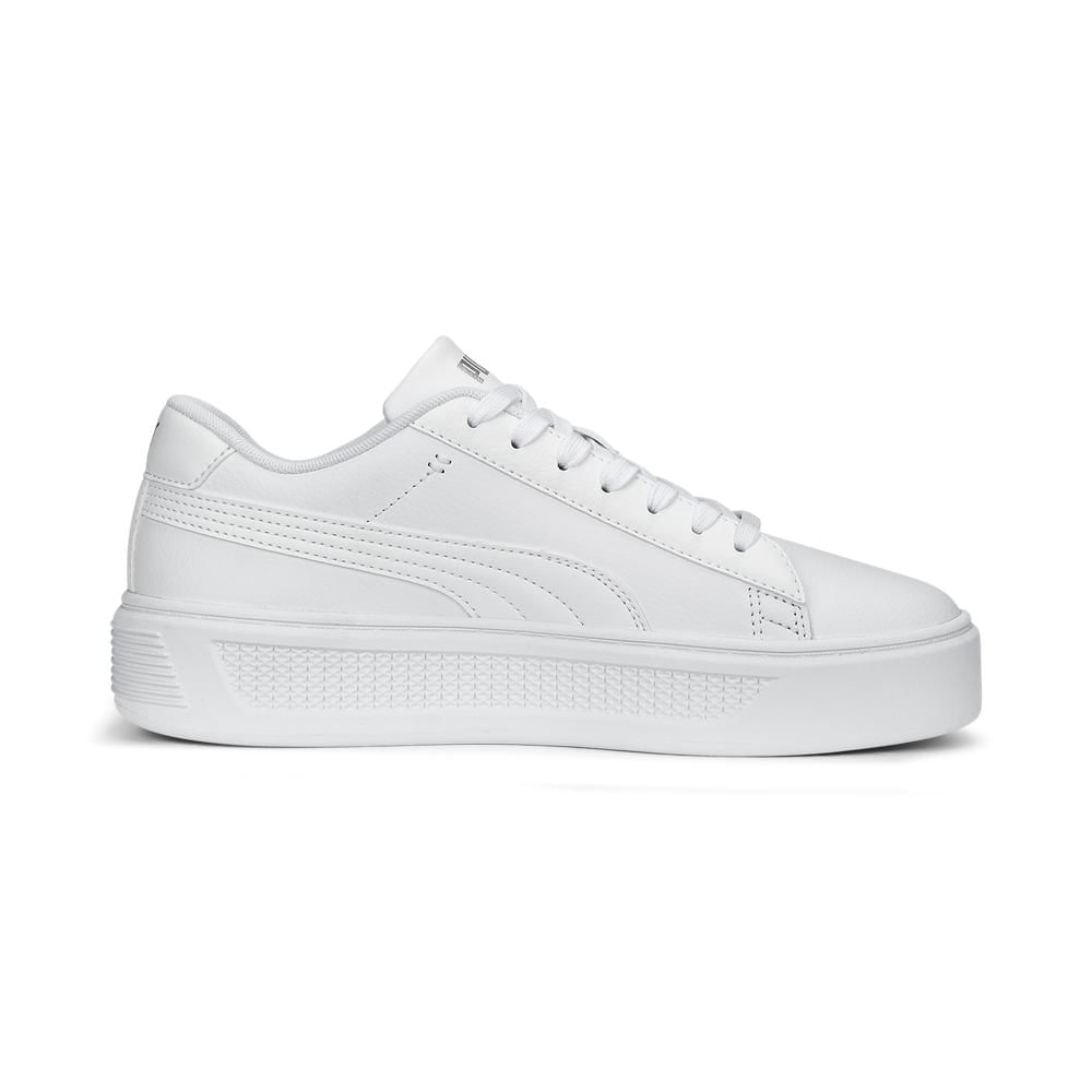 Zapatillas Urbanas Puma Mujer Smash Platform V3 390758 01 Blanco