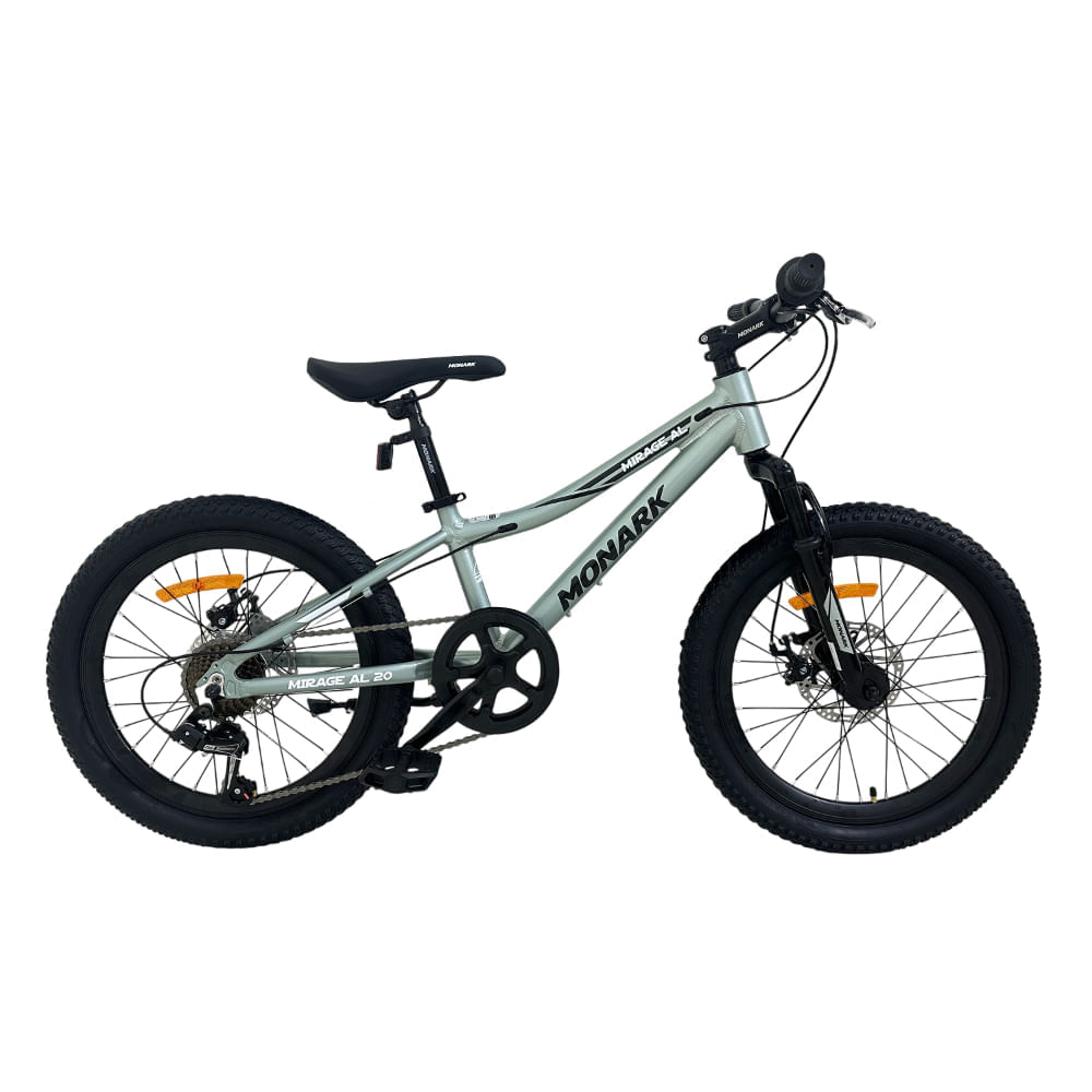 Bicicleta Niño Monark Mirage Al Aro 20 Gris Claro/Negro