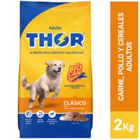Comida para Perro THOR Adulto Sabor Clásico Bolsa 2Kg