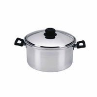 Olla Pulida Con Tapa De Vidrio N° 20 Festejo
