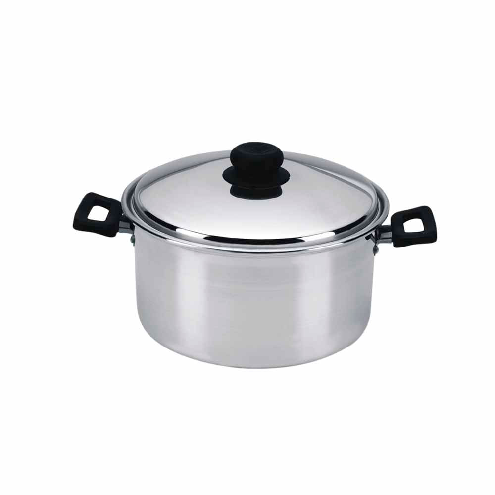 Olla Pulida Con Tapa De Vidrio N° 20 Festejo