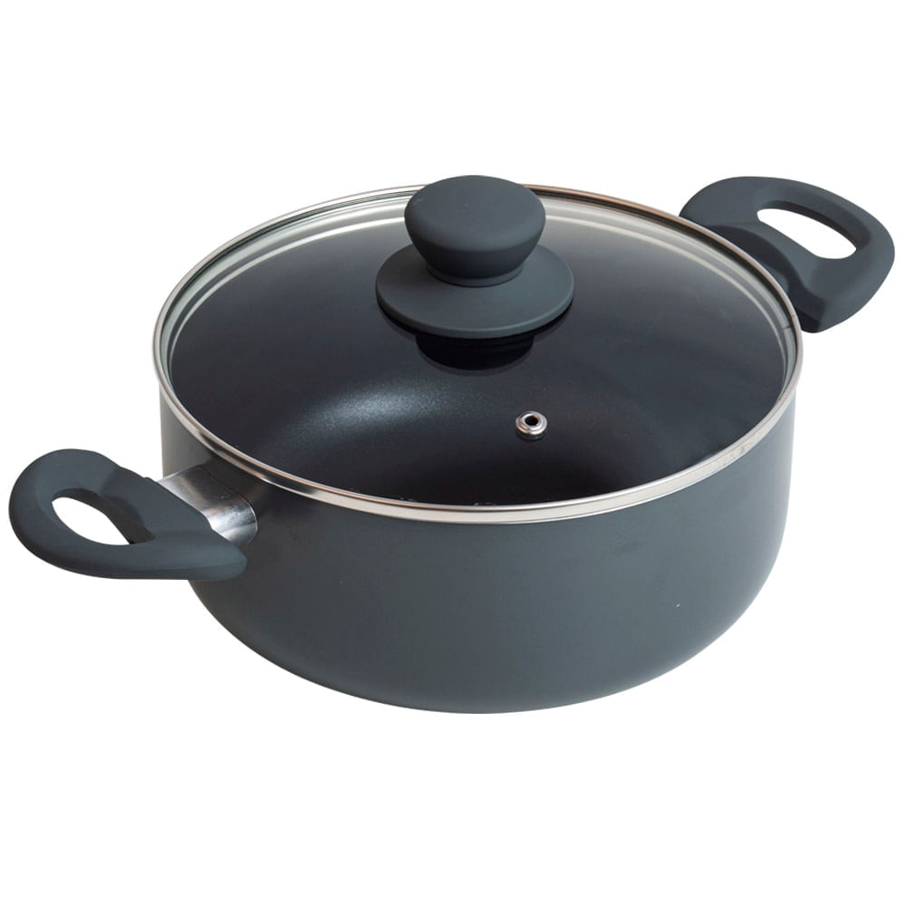 Olla Antiadherente VIVA HOME 20cm Gris