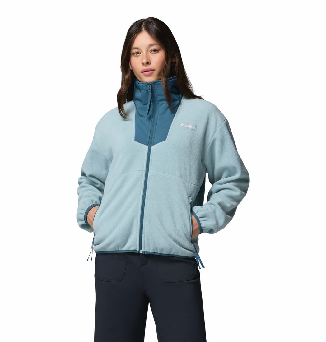 Polar Para Mujer de Cierre Completo Sequoia Grove™ Celeste Vestuario