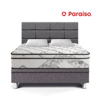Dormitorio Boxet Blocks Pocket Advance 2 Plazas Gris