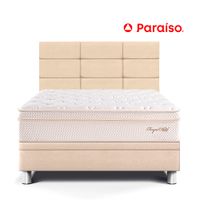 Dormitorio Boxet Blocks Royal Cloud 1.5 Plazas Champagne