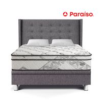 Dormitorio Boxet Gold Pocket Advance 2 Plazas Gris