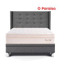 Dormitorio Boxet Gold Royal Cloud 1.5 Plazas Gris