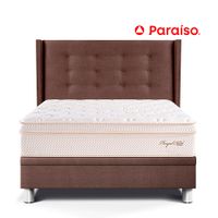 Dormitorio Boxet Gold Royal Cloud 1.5 Plazas Chocolate