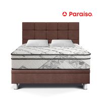 Dormitorio Boxet Blocks Pocket Advance Queen Chocolate