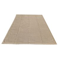 Manta Flannel Rayas Off White