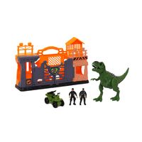 Set De Dinosaurio Dino Troop Kids Con Auto Y Figuras