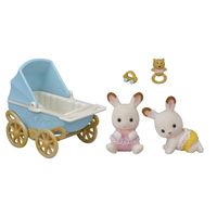 Set Coche Gemelos Conejo Chocolate Sylvanian Families