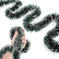 3Unid Guirnaldas navideñas enredadera de navidad 270cm x 9cm Jaspedas