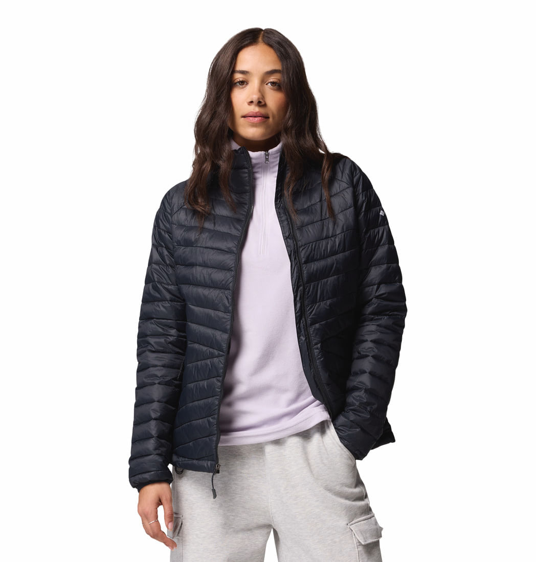 Casaca Para Mujer Sintética Powder Pass™ Negra Vestuario