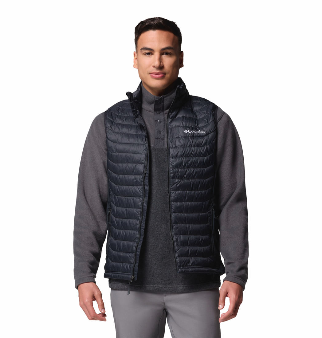 Chaleco Para Hombre Sintético Powder Pass™ Negro Vestuario