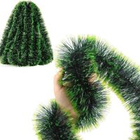 3 unid Guirnaldas navideñas adornos para árbol de navidad 2mts x 11 cm