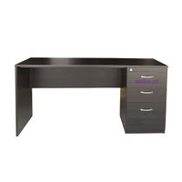 Escritorio Ejecutivo 160 cm color Wengue - TEMEL