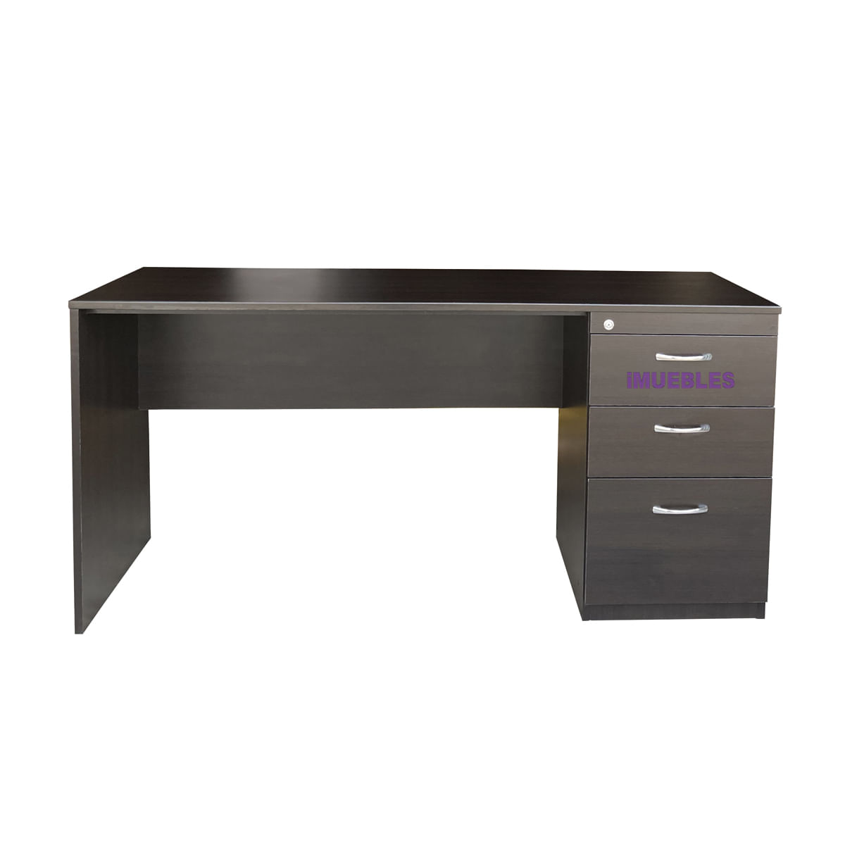 Escritorio Ejecutivo 160 cm color Wengue - TEMEL