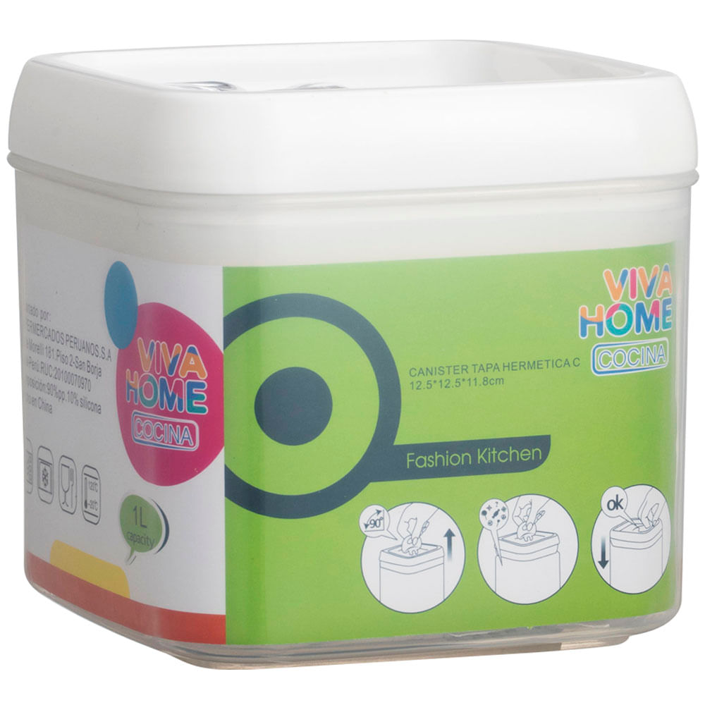 Canister VIVA HOME con Tápa Hermética