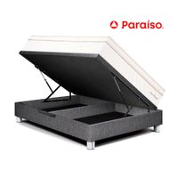 Cama Boxet Royal Dynasty 1.5 Plazas Gris