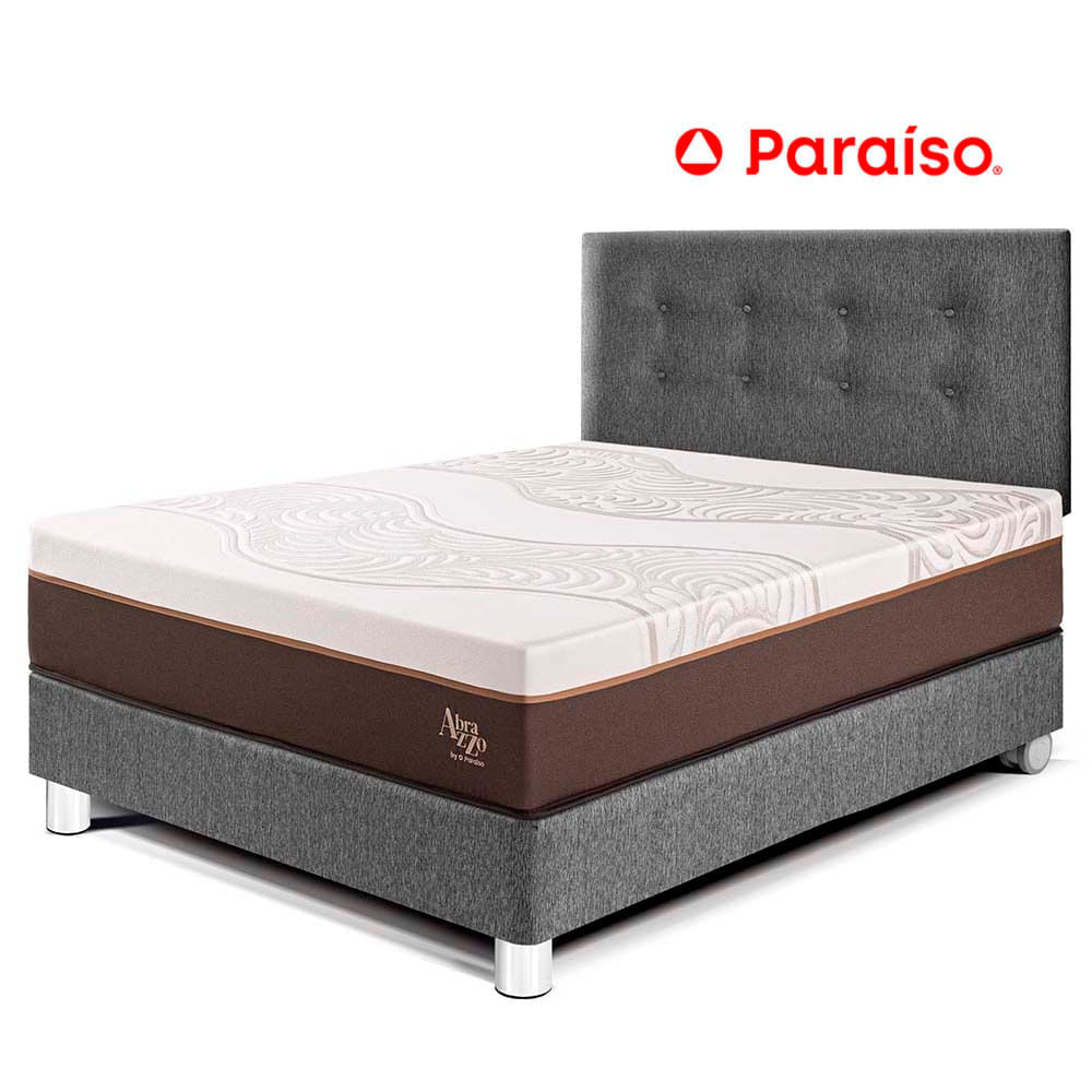 Dormitorio Royal Abrazzo 1.5 Plazas Gris