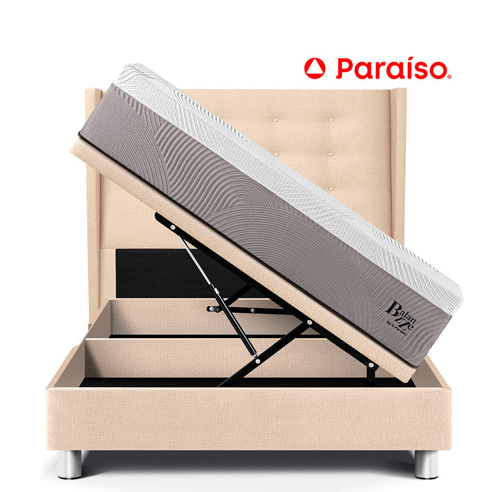 Dormitorio Boxet Gold Royal Balanzze 1.5 Plazas Champagne