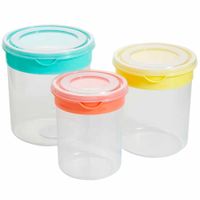 Set de Cánisters VIVA HOME Plastico 3un