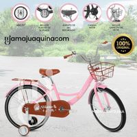 Bicicleta Para Niña Aro 20 «NEW LADY» con Canasta Rosa