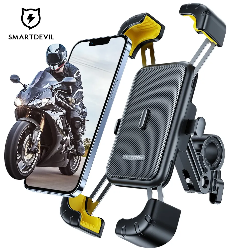 SmartDevil-Soporte de teléfono para bicicleta, motos, accesorio Universal