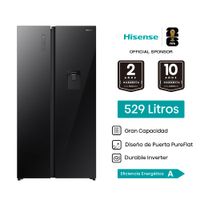Refrigeradora HISENSE 529L No Frost RS3P558NM11 Negro