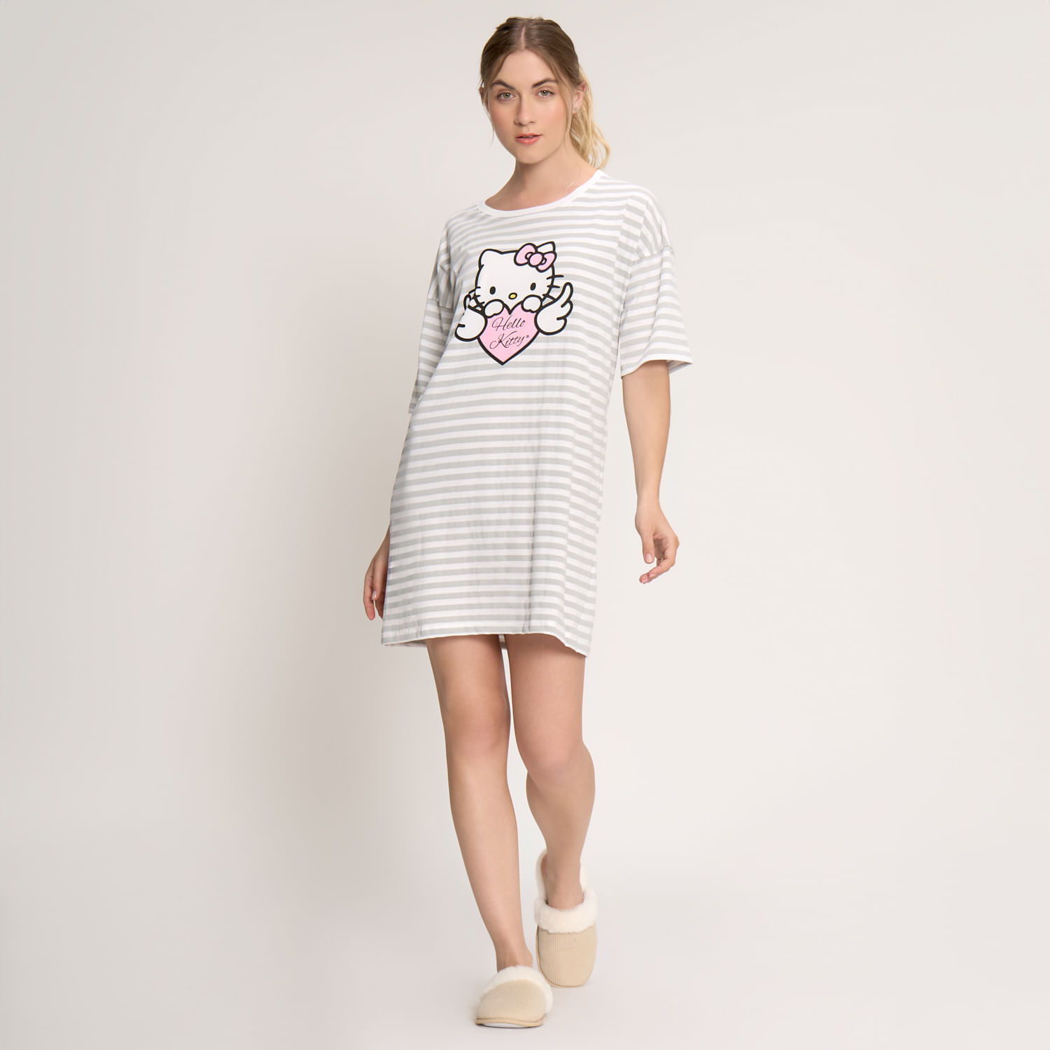 Camisón Pijama Mujer Hello Kitty Manga Corta
