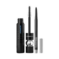 Set Máscara De Pestañas Mac Macstack Waterproof 12Ml + Delineador En Gel Glide Or Die