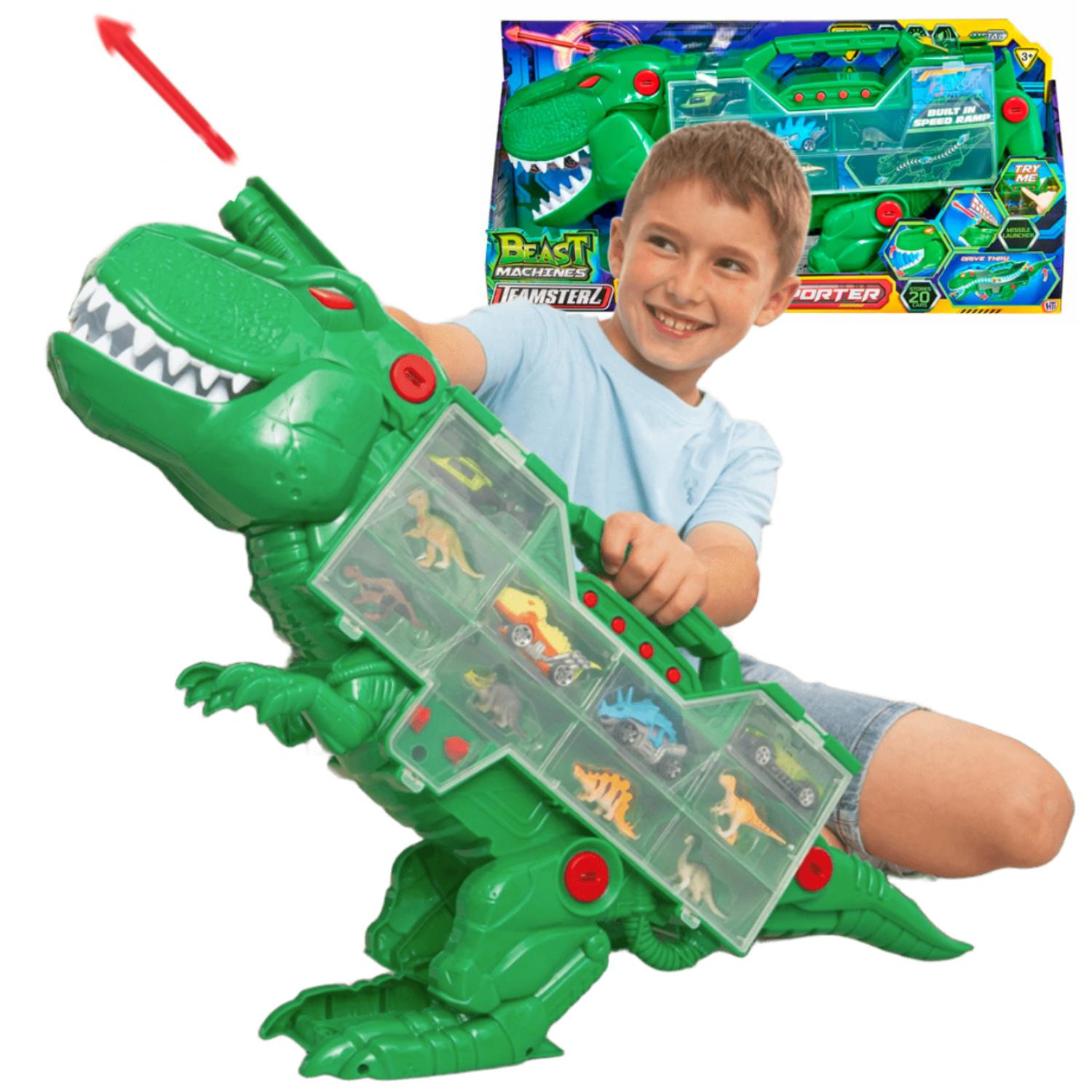Pista Teamsterz Transporta T-Rex Electro + Accesorios