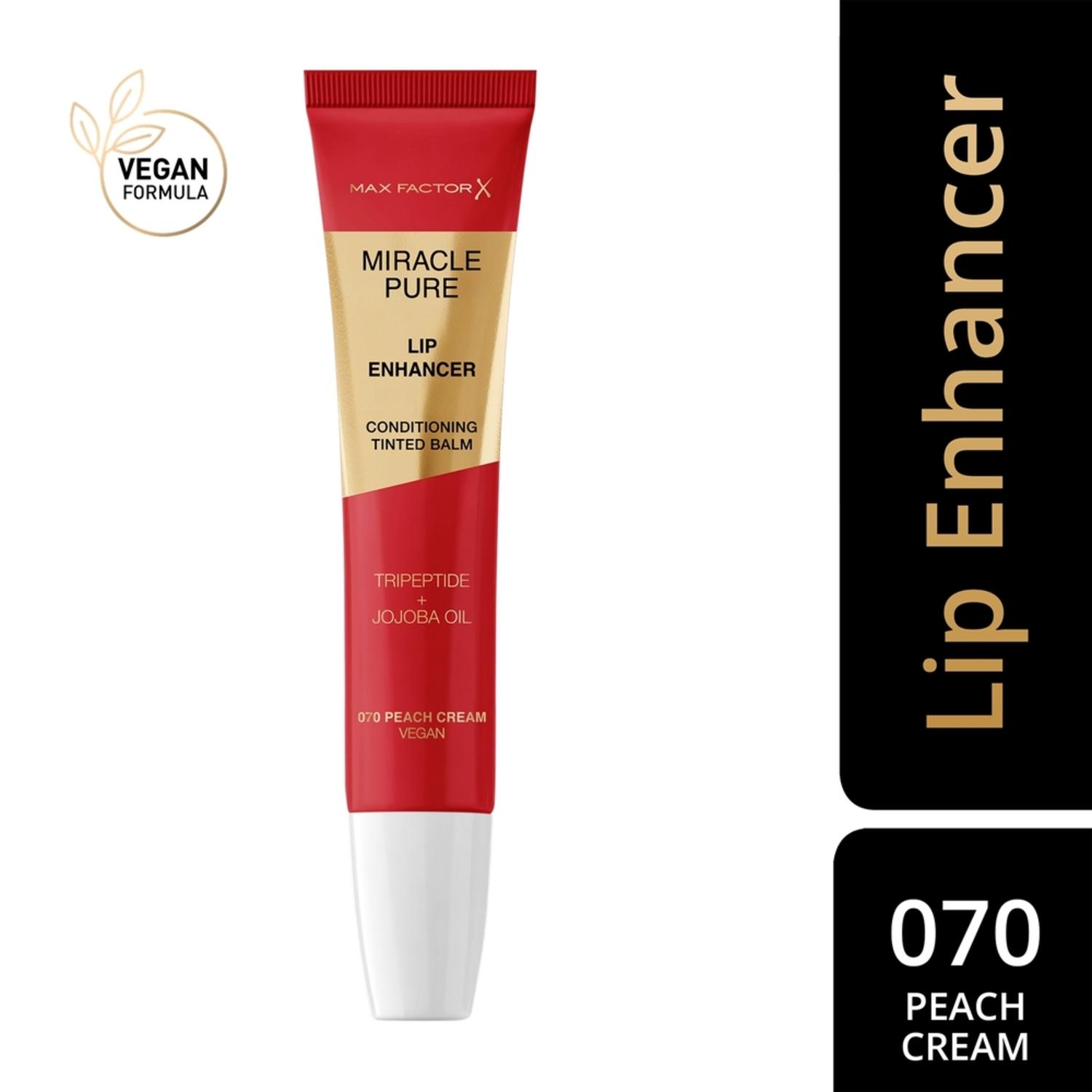 Lipgloss Max Factor Miracle Pure Lip Enhancer Peach Cream