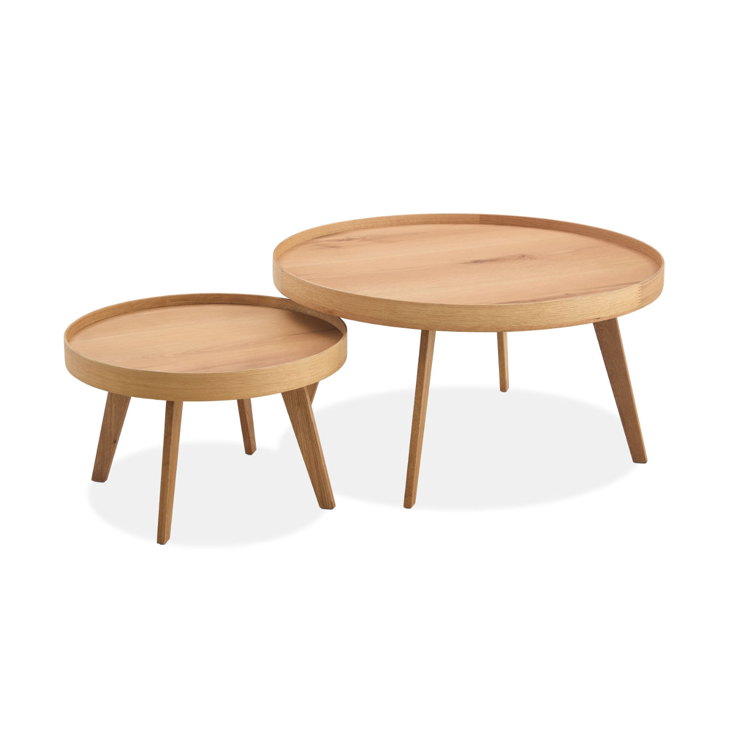 Set X 2 Mesas De Centro Creta Beige