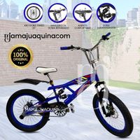 Bicicleta Deportiva Aro 20 «LANTON» Llantas Anchas Azul