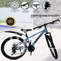 Bicicleta Deportiva Aro 24 «LINEAL VORTEX» Azul Claro - copy