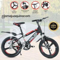 Bicicleta Deportiva Aro 20 «VELOZ» para Niños Rojo