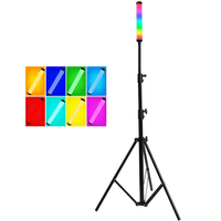 Barra Luz Led RGB 30Cm Profesional + Trípode Para Fotografía 2.1m