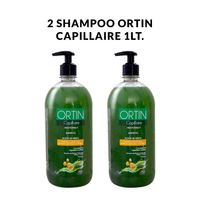 2 Shampoo Ortin Capillaire Aceite de Menta 1Lt.