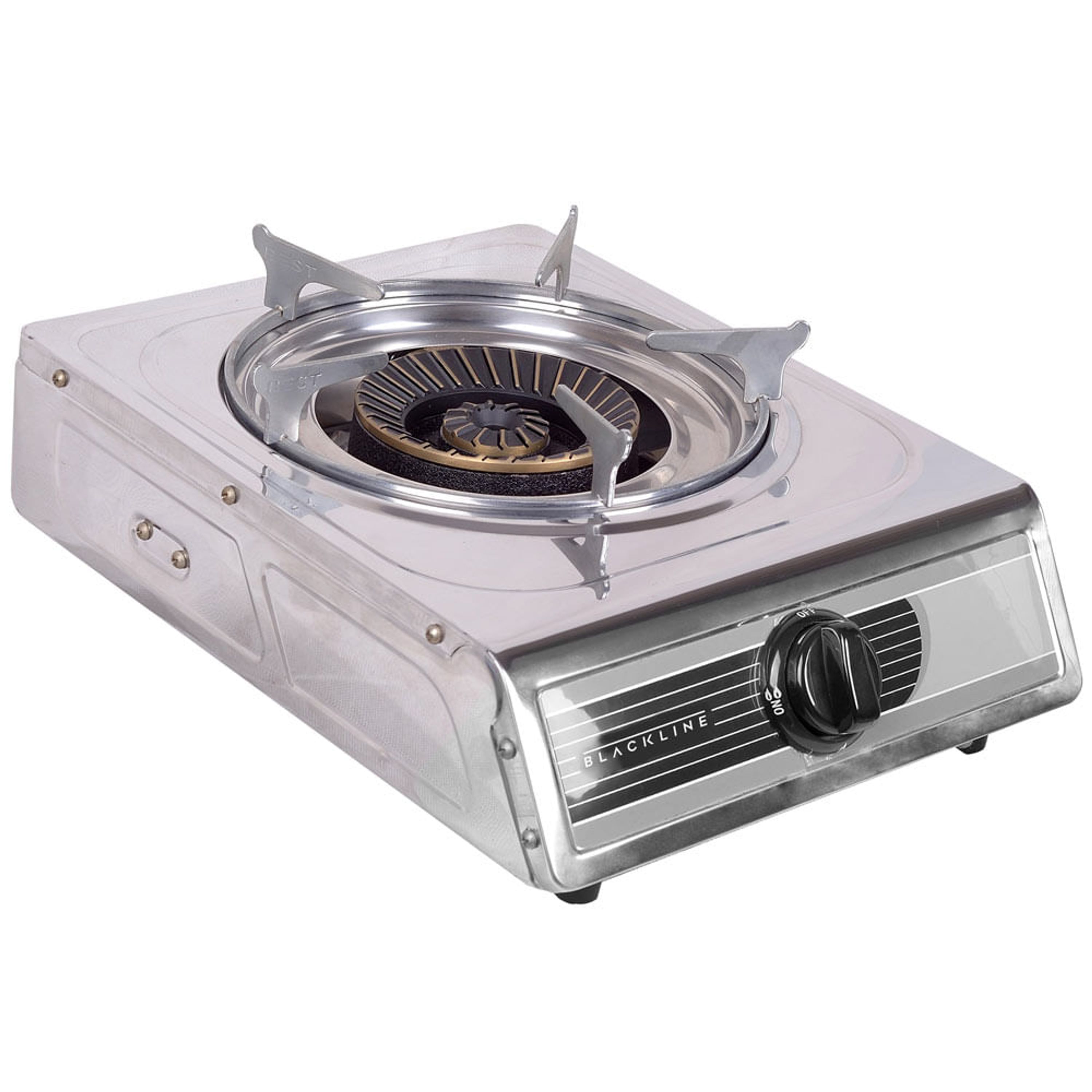 Cocina a Gas BLACKLINE 1-01SRB 1 Hornilla Plateado - Shopstar