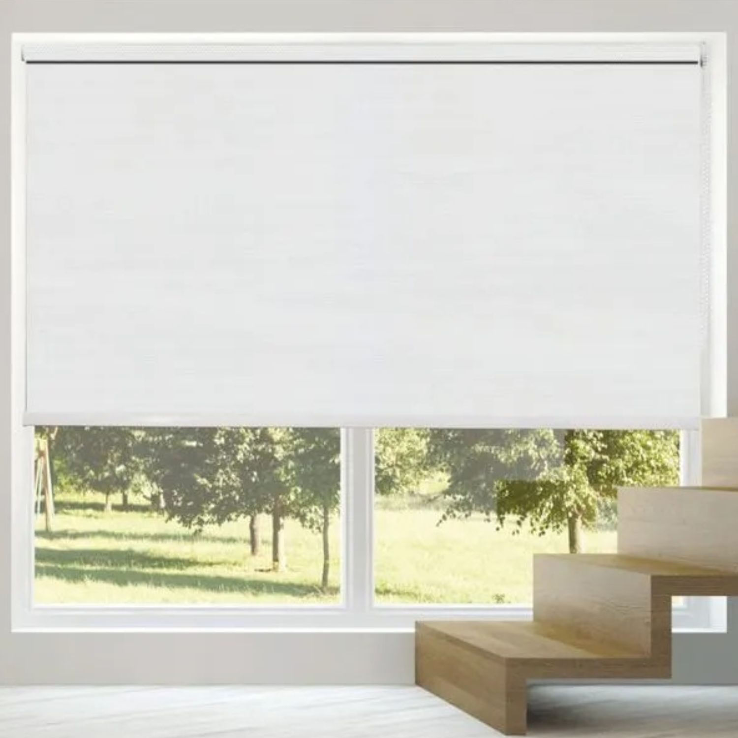 Cortina Roller Cortable Blackout Ivory 180x210cm Orange