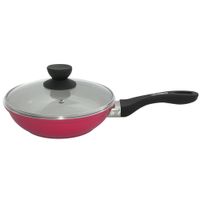 Sartén de Cerámica RECORD con Tapa 24cm Rojo