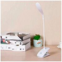 Lámpara de Lectura Dimmer Clip flexible DYH390006 Blanco