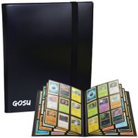 Album para Cartas Pokemon TCG y Magic para 360 cards - Negro - Binder Gosu
