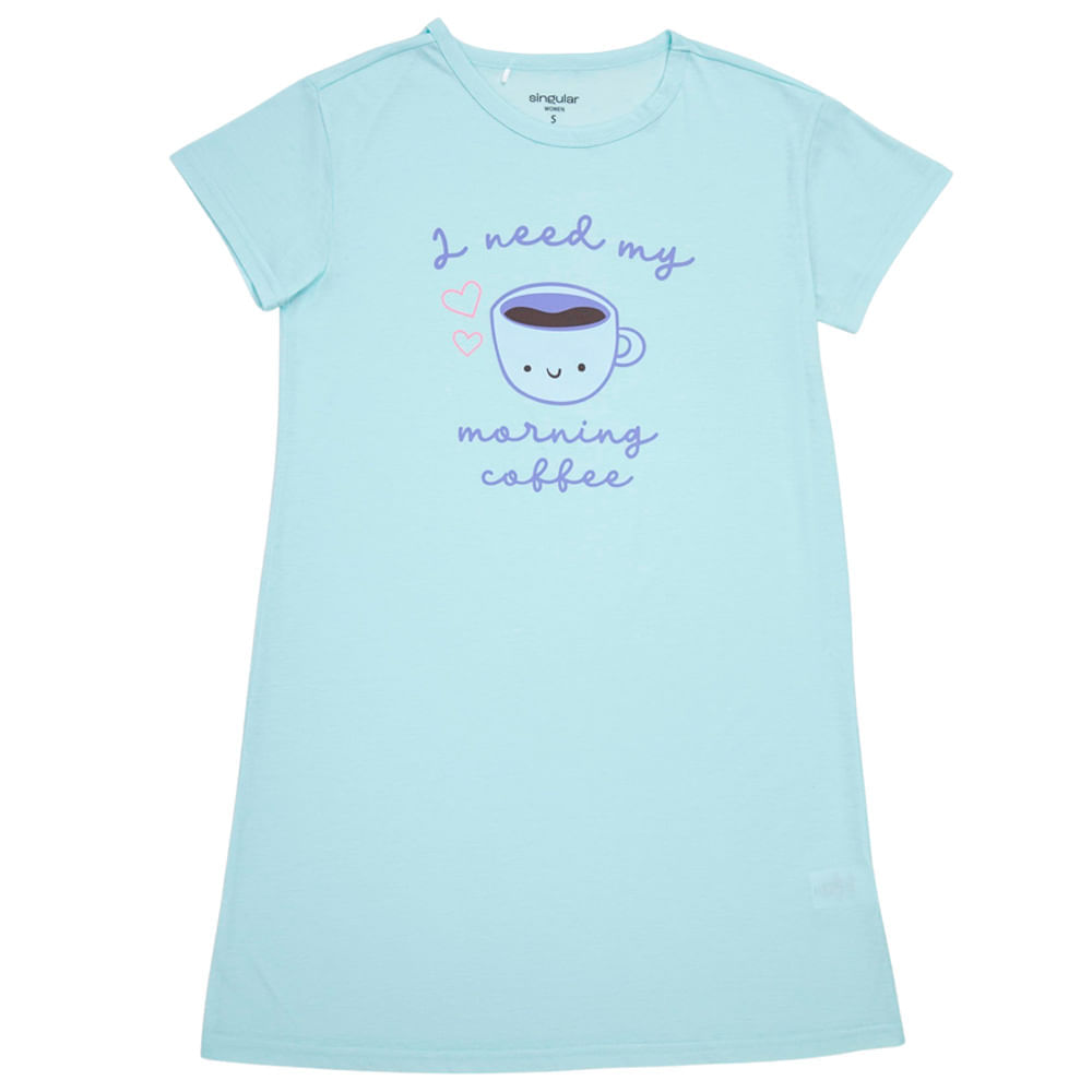 Pijamas Bvd / Manga Corta Camisón diseño Mujer SINGULAR