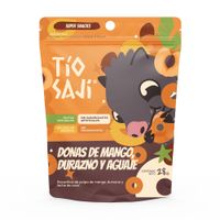 Donas Mango, Durazno y Aguaje TIO SAJI Bolsa 28g