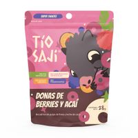 Donas Berries y Acaí TIO SAJI Bolsa 28g