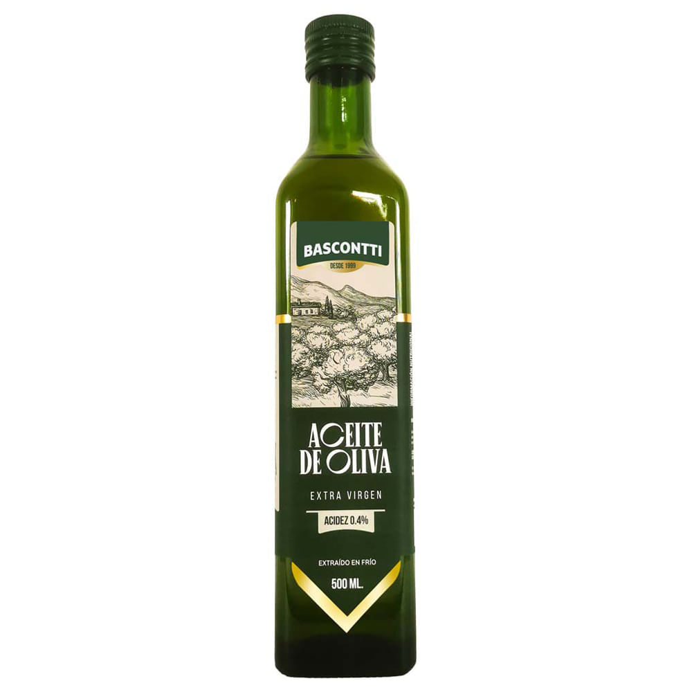 Aceite de Oliva Extra Virgen BASCONTTI Botella 500ml
